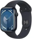 Apple Watch Series 9 [GPS, inkl. Sportarmband M/L mitternacht] 45mm...
