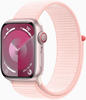 Apple Watch Series 9 [GPS + Cellular, inkl. Sport Loop hellrosa] 41mm