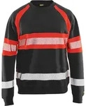 Blakl&auml;der High Vis Sweater 3359 1158 in div. Farben - schwarz/rot - L