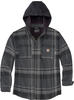 Carhartt Jacke Flannel Sherpa-Lined Shirt Jacket 105938 - black - L