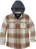Carhartt Jacke Flannel Sherpa-Lined Shirt Jacket 105938 - carhartt brown - L