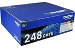 4 Brother Toner TN-248VAL Multipack KCMY