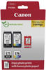 2 Canon Tinten 5438C004 Photo Value Pack PG-575 + CL-576 4-farbig + Papier