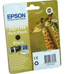 2 Epson Tinten C13T07114H10 Doppelpack schwarz T0711H