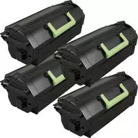 Ampertec 4 Kompatible Toner ersetzt Lexmark 24B6015 Multipack schwarz LT2419/KIT