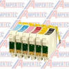 6 Ampertec Tinten ersetzt Epson C13T08074010 6-farbig