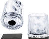 Silwy Magnet-Kunststoffgläser Tumbler 2er-Set Hightech Transparent 