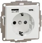 Elso Steckdose mit BRS und USB ELG365354