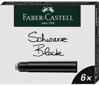Faber-castell Tintenpatronen 185507 Standard schwarz 6 St./Pack 311004590