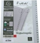 Exacompta Register 1920B DIN A4+ 20tlg A-Z PP grau 121001580