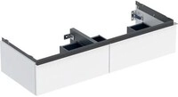 Geberit GE iCon Unterschrank f&uuml;r DWT, 2 Schubl. 118,4x24,7x47,6cm, wei&szlig;