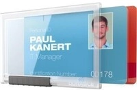 Durable Kartenhalter PUSHBOX DUO 892119 10 St./Pack. 132003400