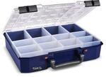 Raaco Sortimentskasten CarryLite 80 4x8-12 B337xT278xH80mm 12 F&auml;cher blau