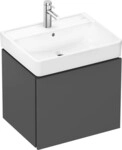 Hansgrohe HG Waschtisch Xanuia Q 600x480, wei&szlig; mit Hahnloch und &Uuml;berlauf