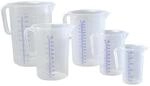 H&Uuml;nersdorff Messkanne 1000 ml PP transp.D117xH165mm Griff geschl. h&uuml;nersdorff