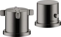 Axor 2-Loch Wannenrandarmatur CITTERIO E DN15 m Thermostat polished black chrome