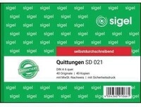 Sigel Quittung SD021 DIN A6 quer selbstdurchschreibend 2x40Blatt 114016700