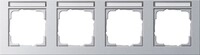 Gira Abdeckrahmen 4f. alu 109425