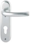 Hoppe Kurzschildgarnitur T&ocirc;ky&ocirc; 1710/273KP Alu.F1 PZ rd Dr&uuml;ckergrt. 2805363