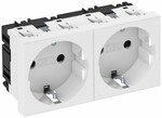 OBO Bettermann Steckdose 0 Grad, 2-fach STD-D0 RW2 6120022