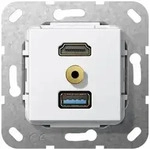 Gira UP Tragring HDMI und USB A 568103