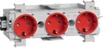 Tehalit Steckdose 3-fach rt GS3001 vrt GS30013020