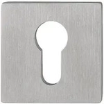 Hoppe Schl&uuml;sselrosetten-Paar E848NS VA F69 Schildst.2mm PZ quad. 3758061