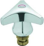 10 Stk. Grohe Oberteil 45967 mit Trecorn Griff Markierung rot 3/8Zoll chrom