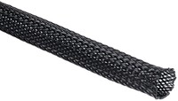 HellermannTyton Polyester-Geflechtschlauch HLB25 BK 10m 170-80250