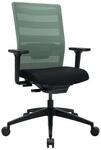 Topstar B&uuml;rodrehstuhl m.Synchr.-Techn.schwarz/mint 420-540mm m.Lehnen