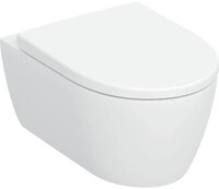 Geberit GE iCon Set WWC, Tiefsp., geschl. Form TurboFlush, m. WC-Sitz, T:53cm,