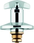 Grohe Oberteil 11505 f&uuml;r UP-Ventile Trecorn Griff Markierung rot 3/4Zoll chrom