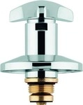 Grohe Oberteil 11504 f&uuml;r UP-Ventile Trecorn Griff Markierung blau 3/4Zoll chrom