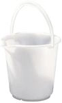 H&Uuml;nersdorff Eimer 17,0l HD-Polyethylen natur Kunststoffb&uuml;gel D.330mm H.315mm