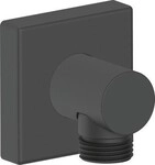 Duravit DU Wandanschlussbogen 55x102 Eckig Schwa rz M. UV0630011046