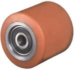 Bs Rollen Gabelrolle PUR Naben-L.61,6mm Rad-B.62mm D.75mm C40.75.20