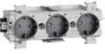 Tehalit Steckdose 3-fach gs GS3001 gsw