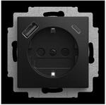 Busch-Jaeger USB-Steckdosen-Einsatz 20 EUCB2USBAC-915 2CKA002011A6342
