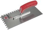 Schwan Gl&auml;ttekelle L.280mm B.130mm Zahn 8x8 rostfr.m.Softheft VA S.0,7mm