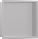 Hansgrohe Wandnische XtraStoris Original mit Rahmen, Betongrau 300x300x100mm