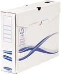 Bankers Box Archivschachtel Basic 4460102 A4+ 80mm ws/bl 25 St./Pack. 128019072