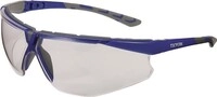 Tecwerk Schutzbrille Daylight Flex EN 166,EN 170 B&uuml;gel grau/blau,Scheibe klar