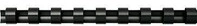 Fellowes Plastikbinder&uuml;cken COMB 5346507 12mm schwarz 100 St./Pack. 125256090