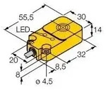 Turck Sensor BI10U-Q14-AN6X2