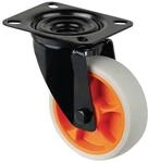 Bs Rollen Lenkrolle D.100mm Trgf.110kg Lenkrollen Gum.Platte L104xB80mm Farbe