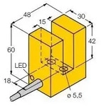 Turck Induktiver Sensor SI15-K30-AN6X