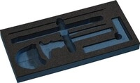 Tecwerk Werkzeugmodul Leereinlage 1/3-Modul 2000&nbsp;871&nbsp;252 6-tlg.