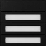 Gira Ruftastenmodul 3f sw 5533925