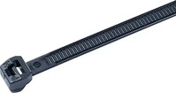 HellermannTyton 118-00128-100, 100 Stk. HellermannTyton Kabelbinder T50MOS PA66W BK