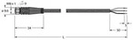 Turck Aktuator- u. Sensorleitung PKGV3M-2/TFW 6934645